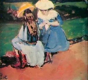 Lecon De Couture by Fernand Piet