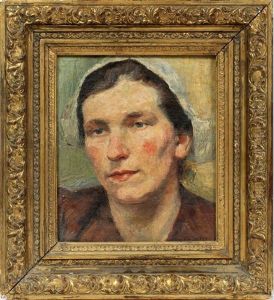 Portrait Of A Peasant Woman by Evert Pieters