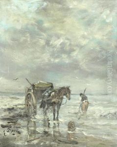 Collecting Seaweed by Evert Pieters