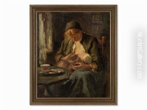 Nursing Mother With Child by Evert Pieters