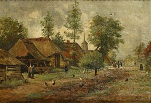 Geanimeerd Kempisch Dorp (village Campinois Anime) by Evert Pieters
