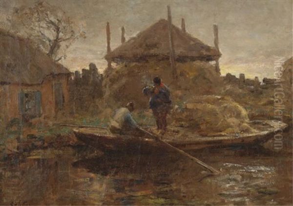 Two Farmers On A Praam - view 1