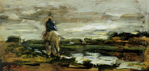 A Horseman On A Towingpath - view 1