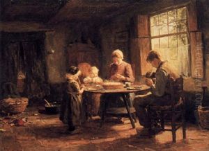 Grace Before The Meal by Evert Pieters