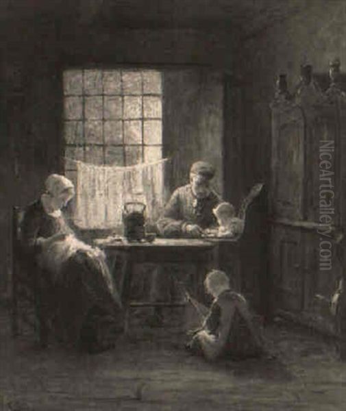 Family In An Interior - view 1