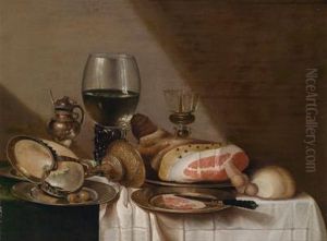 Ein Stilllebenmit Einem Romer by Maerten Boelema De Stomme