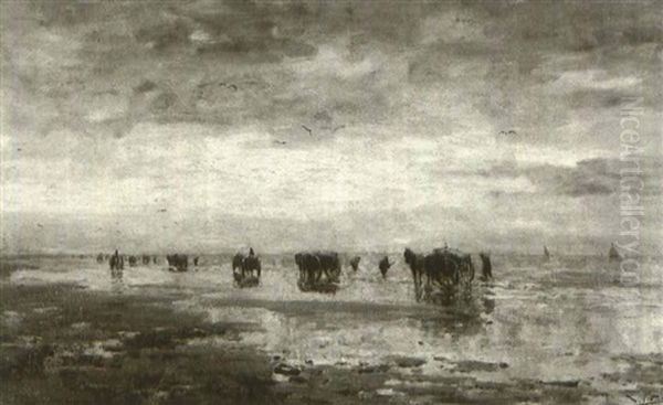 Clamming At Scheveningen - view 1