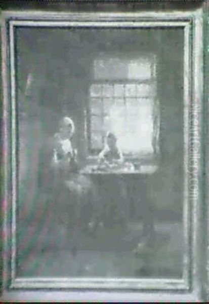 Mother And Child In The Kitchen - view 1