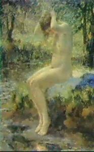 Baigneuse.