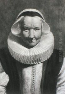 Portrait Of An Aged Woman by Pieter Pietersz the Younger