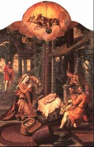 Die Anbetung Der Hirten by Pieter Pietersz the Younger