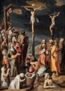La Crucifixion by Pieter Pietersz