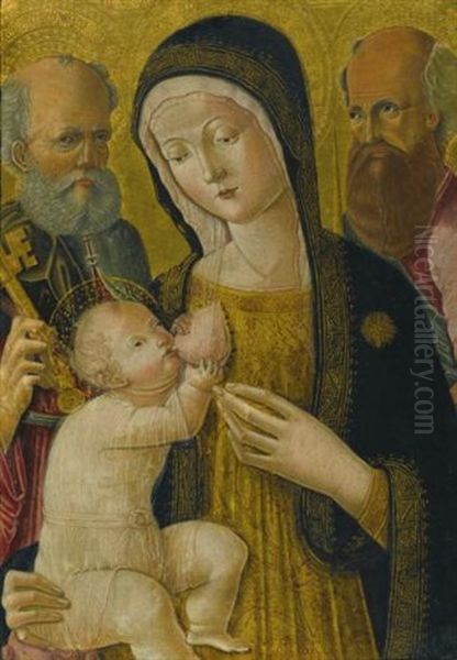 The Madonna And Child With Saints Peter And Paul - view 1