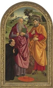 Saint Jerome And Saint Joseph With A Donor