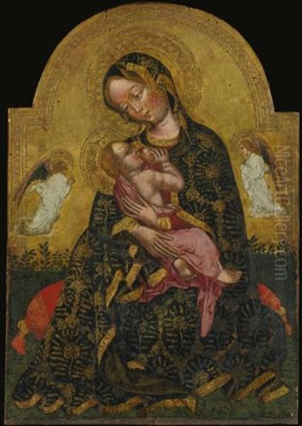 The Madonna Of Humility Flanked By Two Angels - view 1