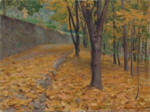 Goldenes Herbstlaub