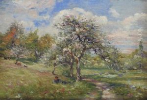 Les Jardins A Eragny by Ludovic Piette