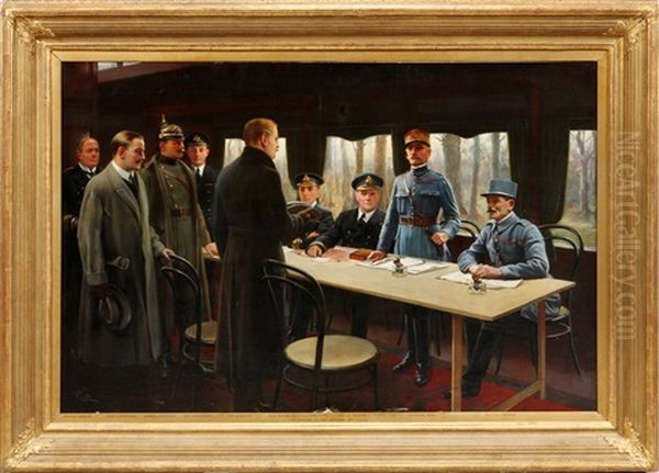 The Signing Of The Armistice - Nov. 11th, 1918 - view 1