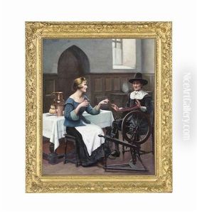 The Spinner And Her Assistant by Harold Piffard