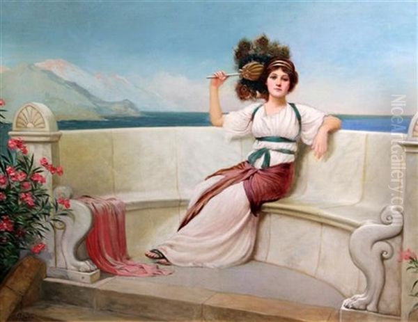 Classical Beauty On A Terrace - view 1