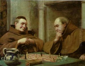 The Chess Game by Harold Piffard