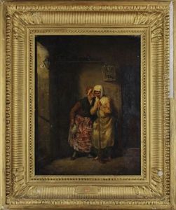 Painting by Edme Jean Pigal