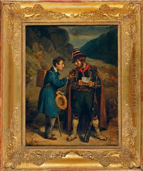 Le Briguant Et Le Colporteur - view 1