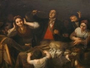 Retour De Chasse A Courre by Edme Jean Pigal