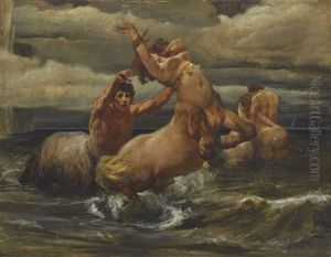 Centauren Im Meer by Elimar Ulrich Bruno Piglhein