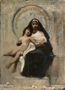 Madonna With Child by Elimar Ulrich Bruno Piglhein