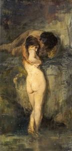 Liebespaar Am Wasser by Elimar Ulrich Bruno Piglhein
