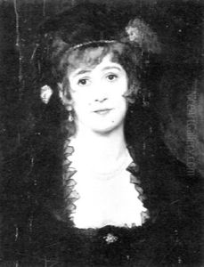 Bildnis Einer Jungen Dekolletierten Frau by Elimar Ulrich Bruno Piglhein