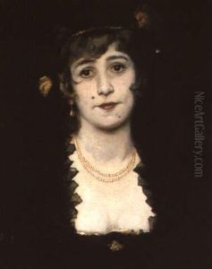 Frauenportrait En Face by Elimar Ulrich Bruno Piglhein
