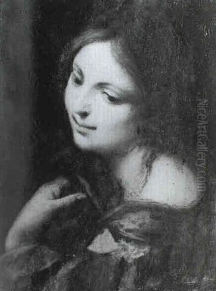 A Female Martyr Holding A Martyr's Palm - view 1