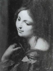 A Female Martyr Holding A Martyr's Palm