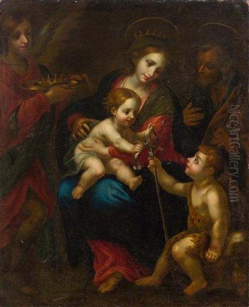The Holy Family With John The Baptist As A Boy - view 1