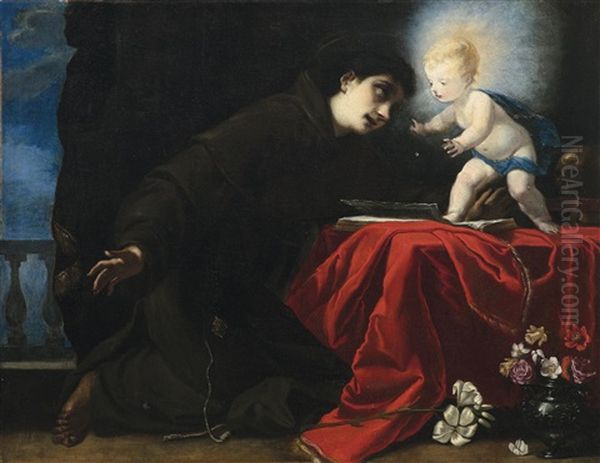 Der Heilige Antonius Mit Dem Jesusknaben - view 1