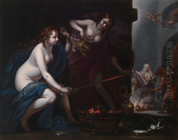 Anfinome Und Evadne, Die Tochter Des Pelias, Verhext Von Medea - view 1
