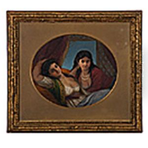 Orientalist Portrait Of Two Women by R. St. Ledger Pigot