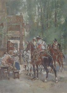 A Pause For Refreshment by William Henry Pike