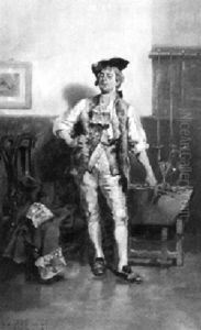 Portrat Eines Mannes In Der Fechtstube by William Henry Pike