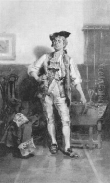 Interieur Mit Fechter - view 1