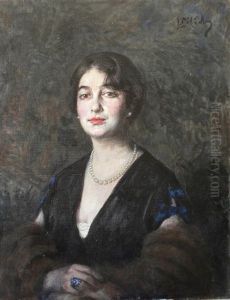 Portrait D'homme - Portrait De Femme (2 Works)