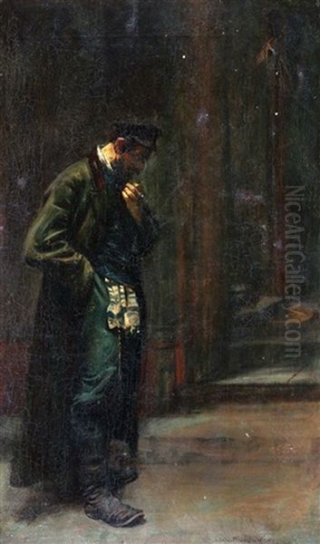 Figure In A Tallit - view 1