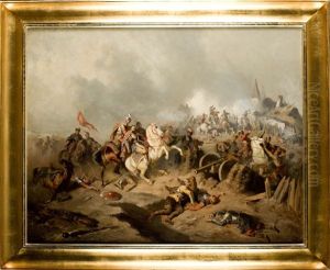Scene From The Battlefield by Henryk Pillati
