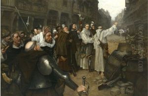 L'accueil A Orleans, Par Le Clerge Ligueur Et Par Le Corps De Ville, De Charles De Lorraine, Duc De Guise, Le 2 Septembre 1591