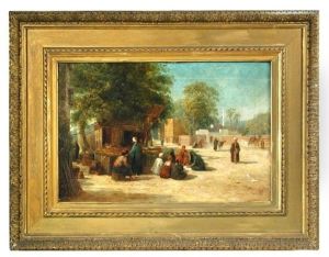 Lantern Shop In The Esbekiah, Cairo
