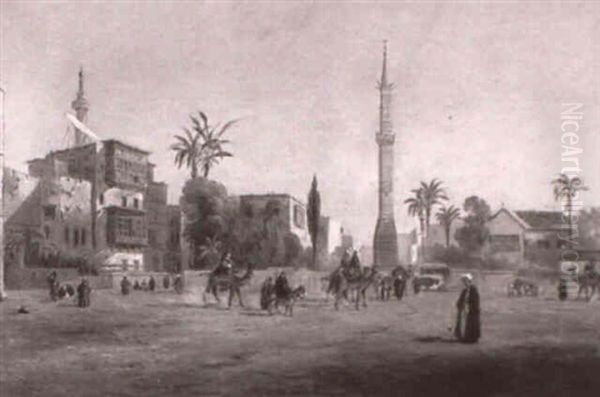 An Egyptian Town Square - view 1