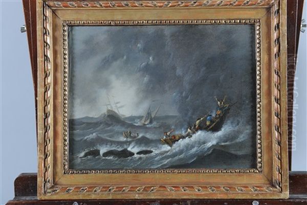 Deux Marines En Pendant - view 1