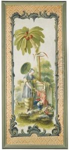 An Oriental Man Kneeling By A Forest Shrine (+ 3 Others; 4 Works)